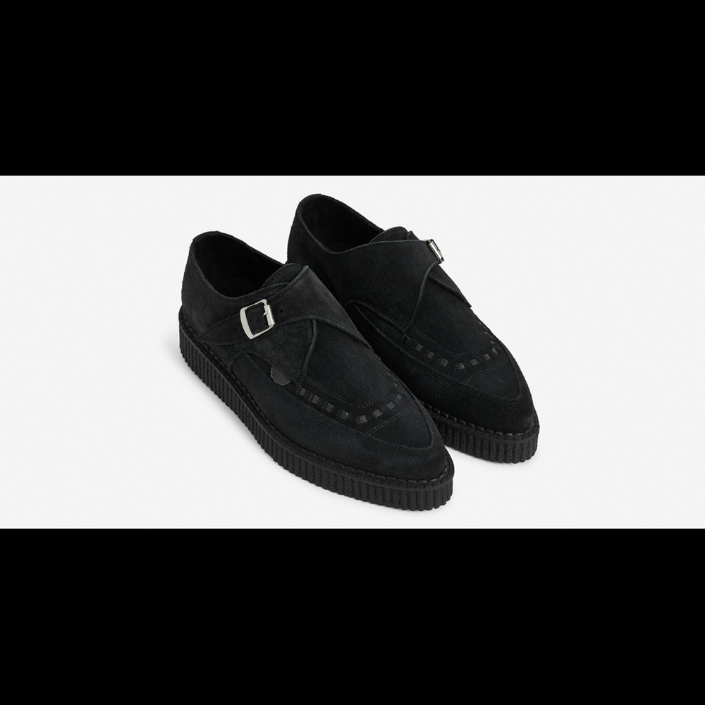 Apollo Creeper black suede single sole 🤘🏽